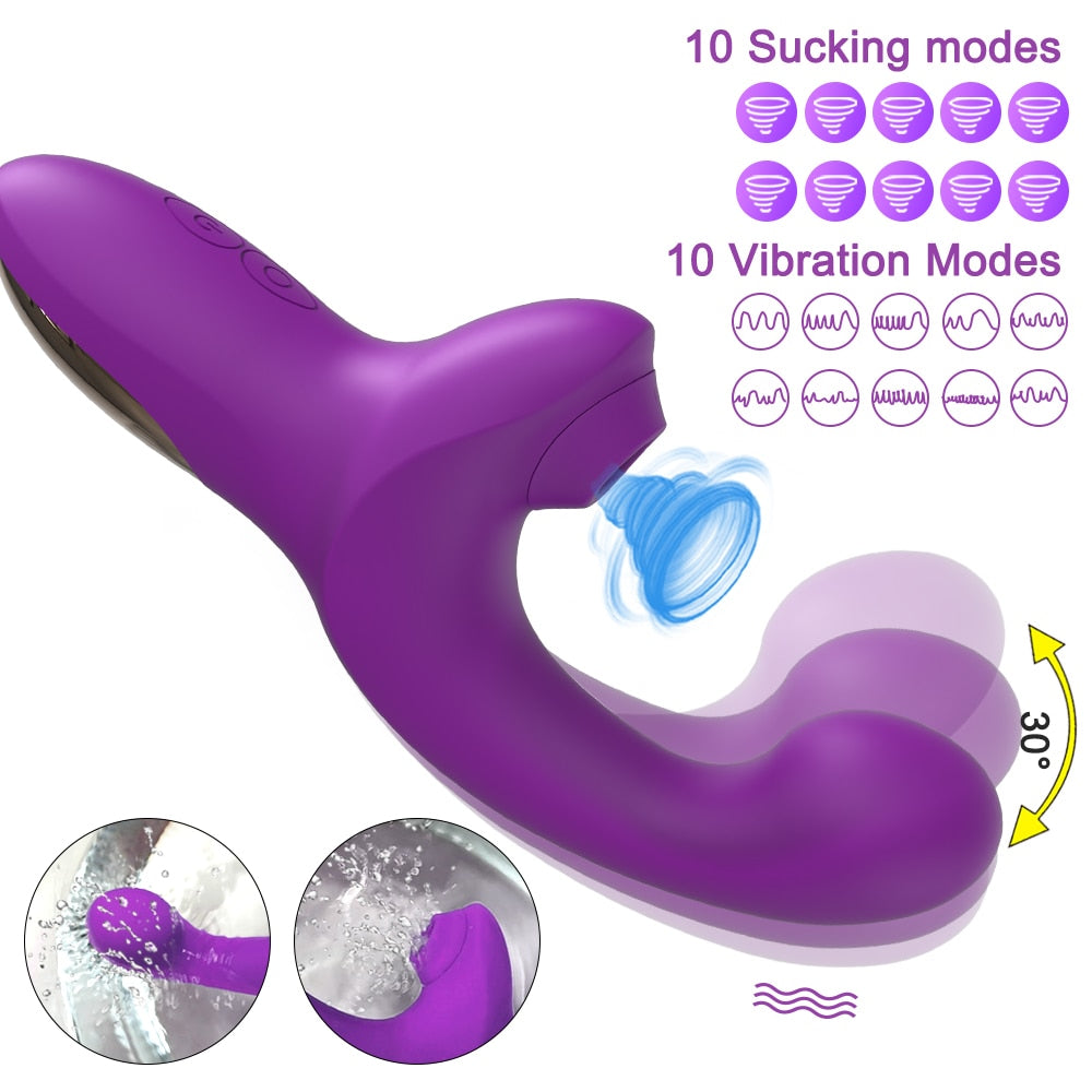 20 Speed High Power Dildo Vacuum Stimulator