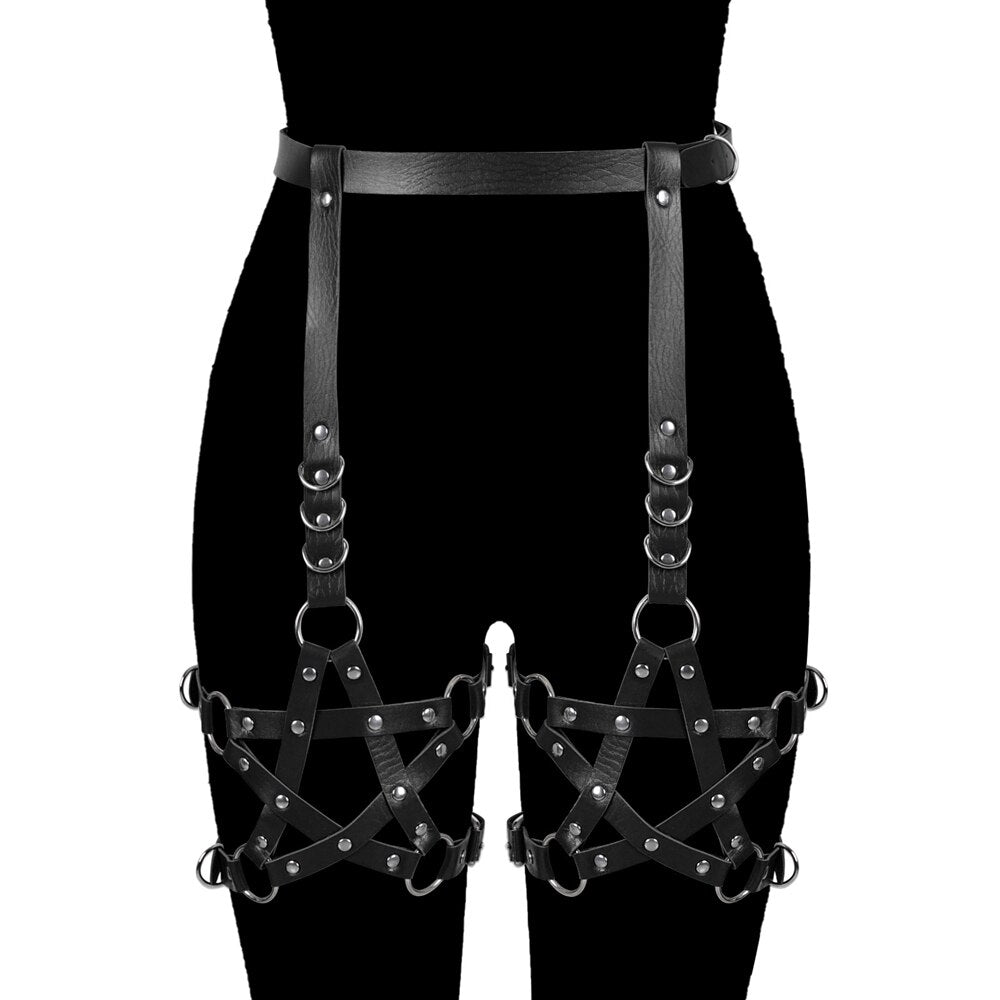 Pentagram Strap Garter Selection