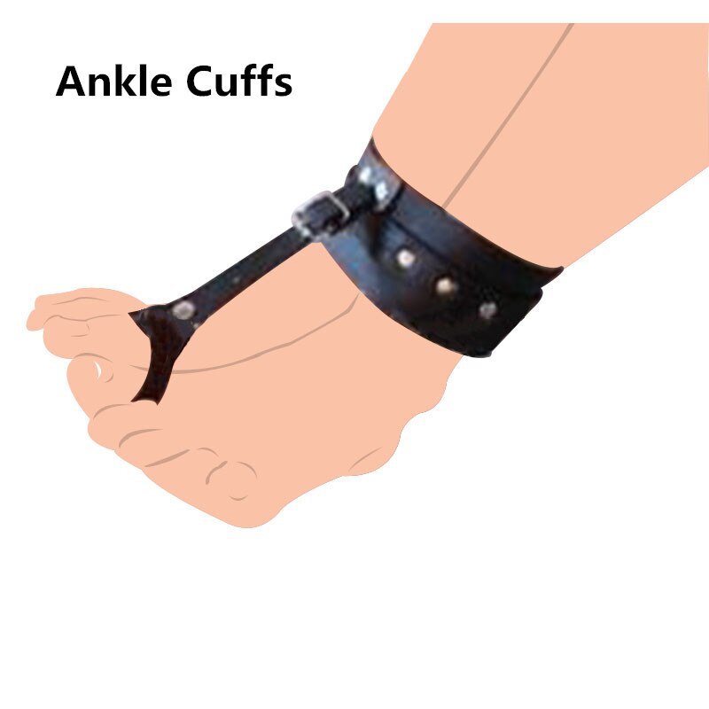 Handcuff / Ankle Cuffs with Toe and Thumb Buckles