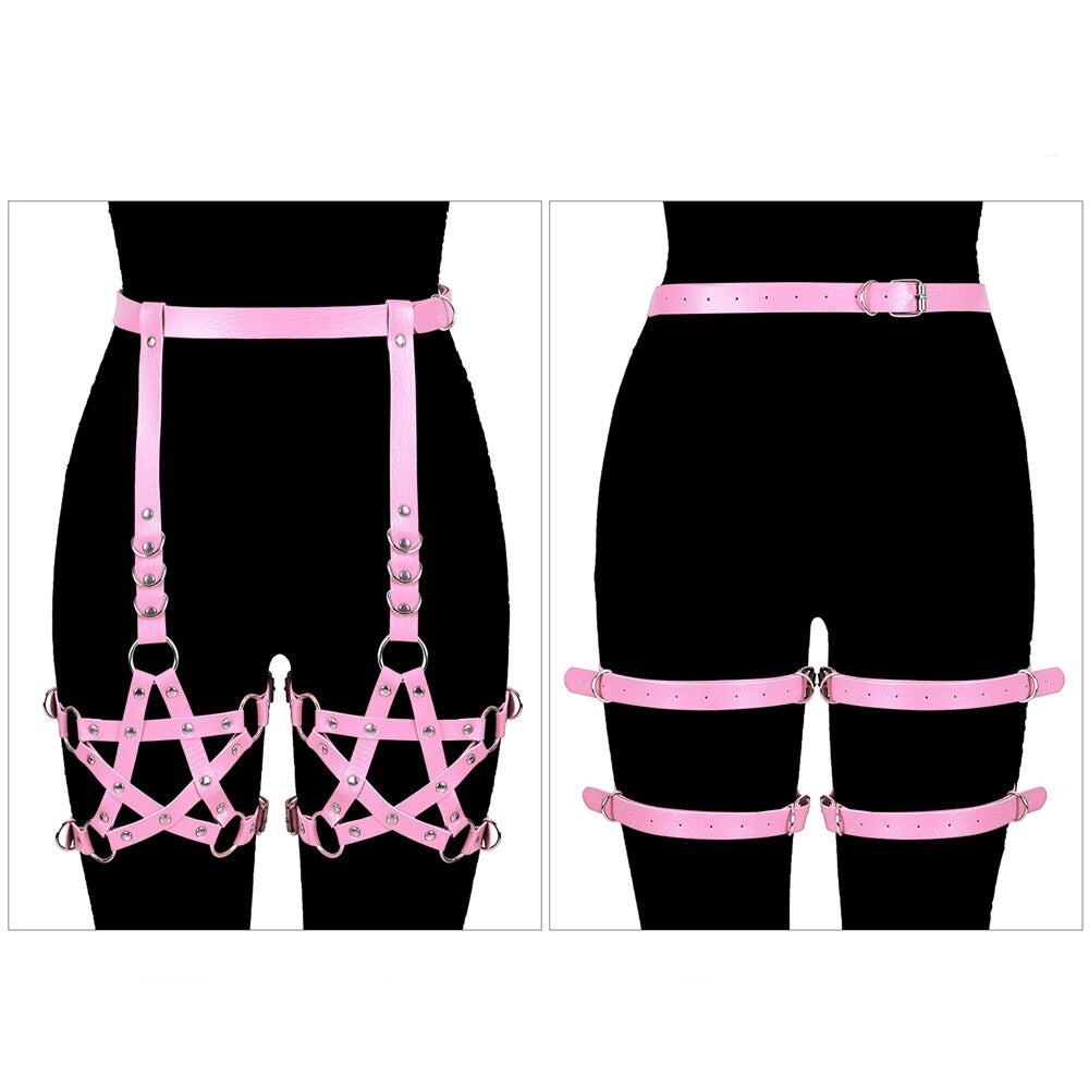 Pentagram Strap Garter Selection