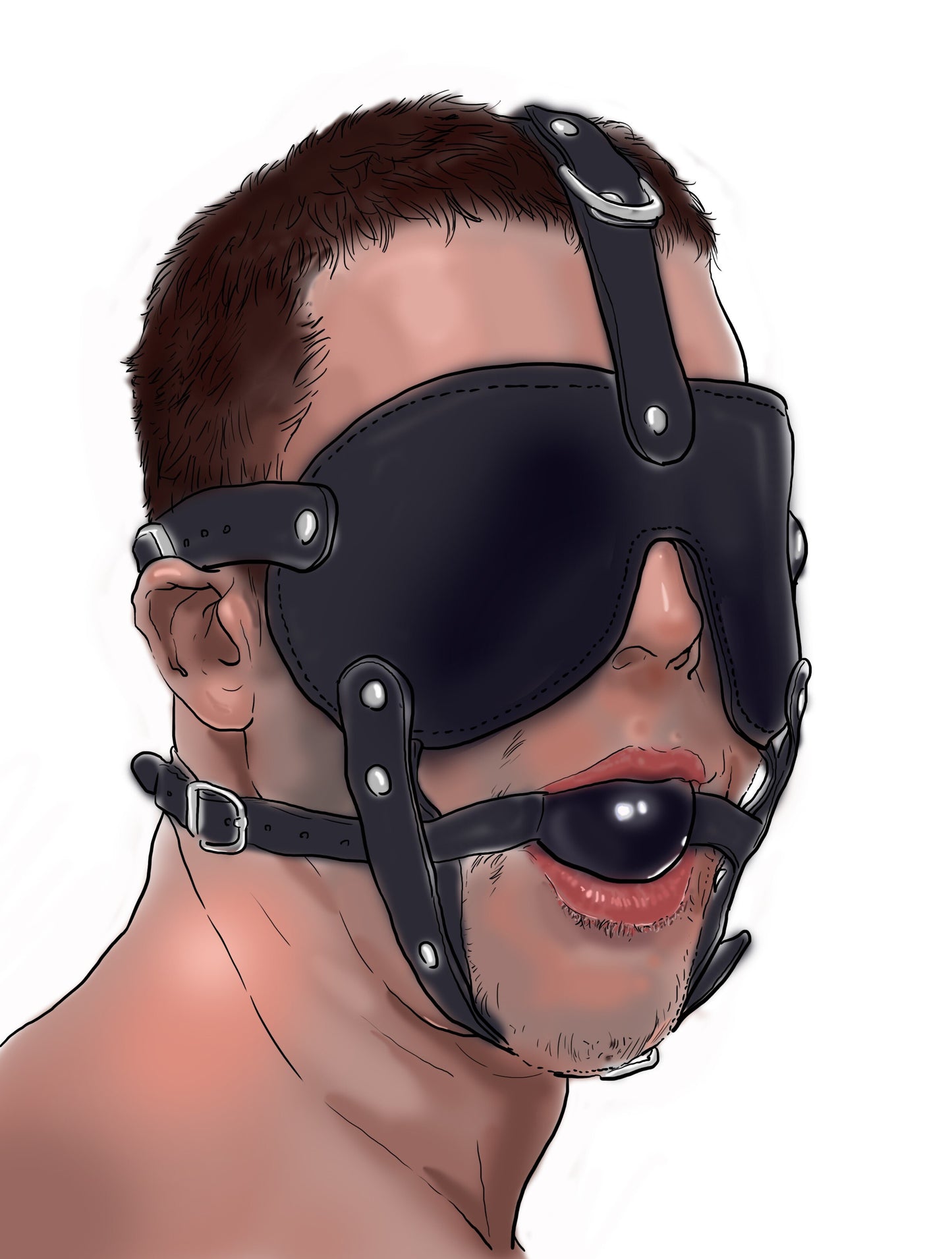 Head Harness Ball Gag - Collection