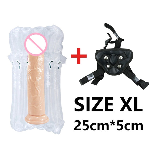 Strap-on Harness With Suction Cup - Choose from Variety