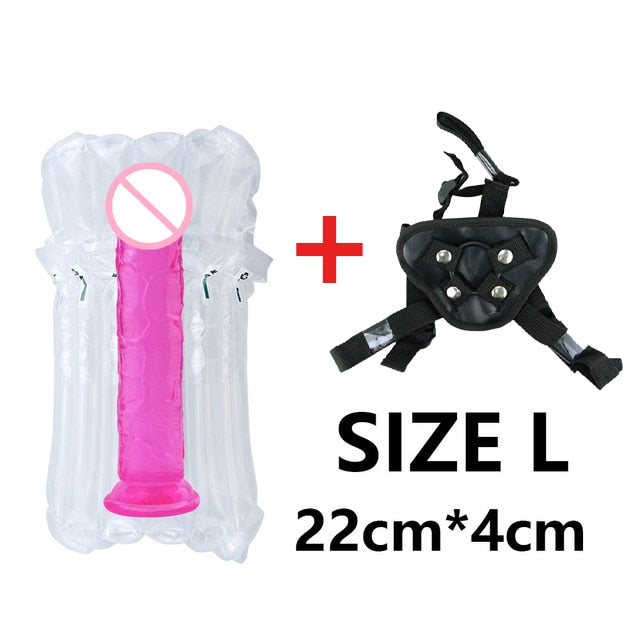 Strap-on Harness With Suction Cup - Choose from Variety