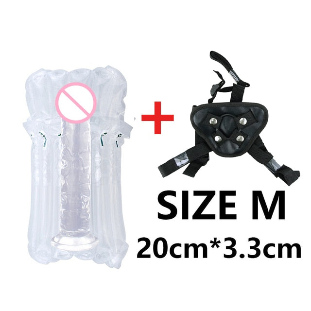 Strap-on Harness With Suction Cup - Choose from Variety