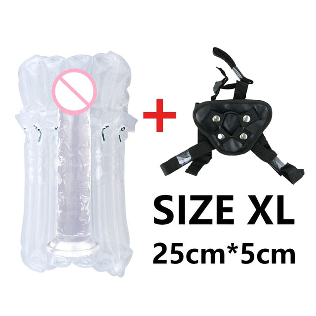 Strap-on Harness With Suction Cup - Choose from Variety