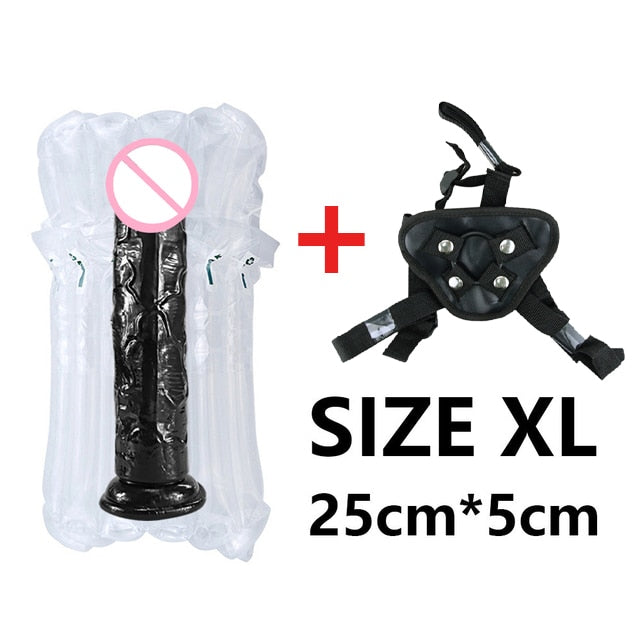 Strap-on Harness With Suction Cup - Choose from Variety