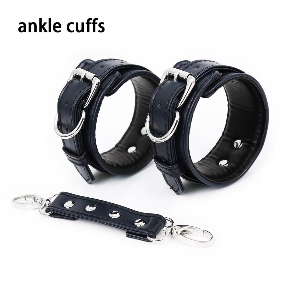 Leather Wrist/Ankle Restraint and Collars - Variety of Colours