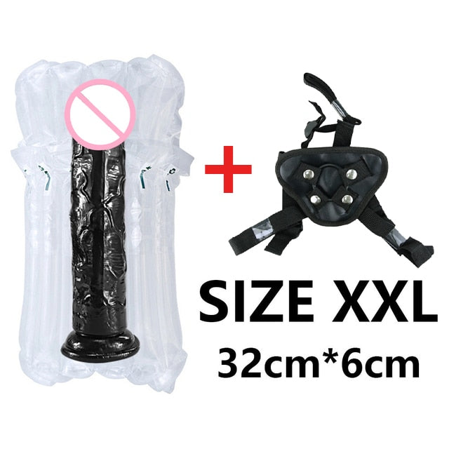 Strap-on Harness With Suction Cup - Choose from Variety