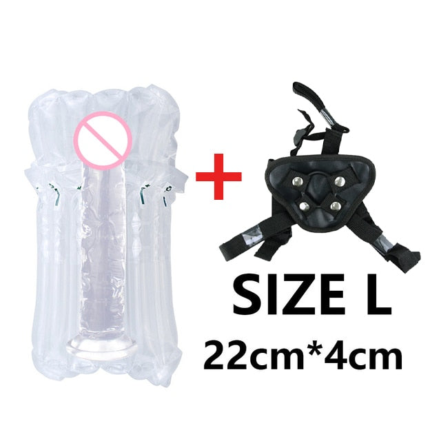 Strap-on Harness With Suction Cup - Choose from Variety