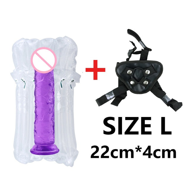 Strap-on Harness With Suction Cup - Choose from Variety