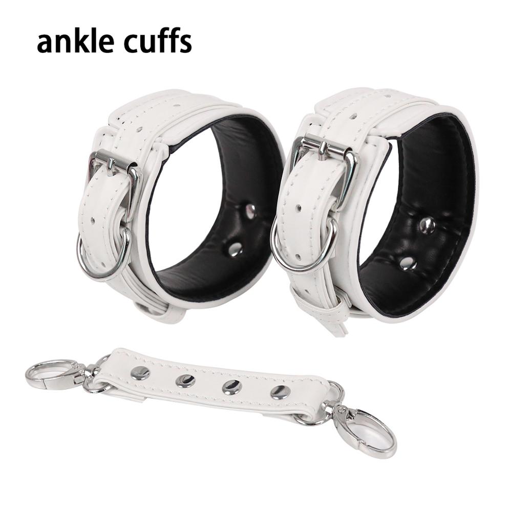 Leather Wrist/Ankle Restraint and Collars - Variety of Colours