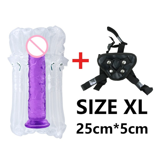 Strap-on Harness With Suction Cup - Choose from Variety