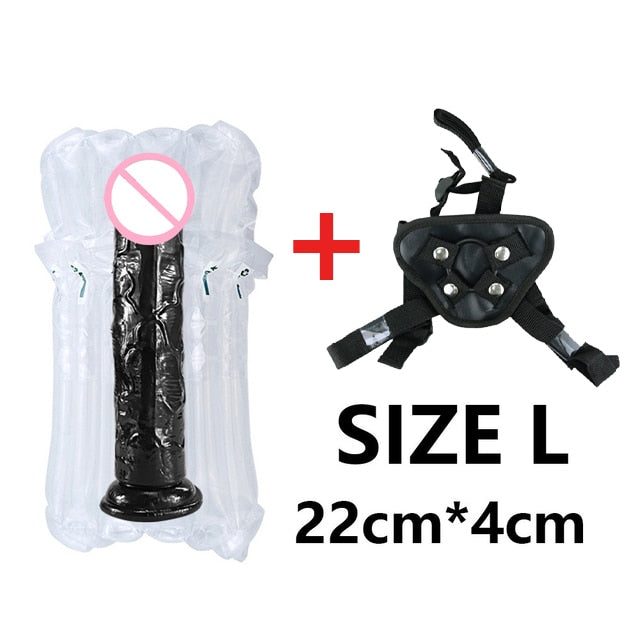 Strap-on Harness With Suction Cup - Choose from Variety