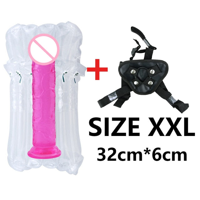 Strap-on Harness With Suction Cup - Choose from Variety