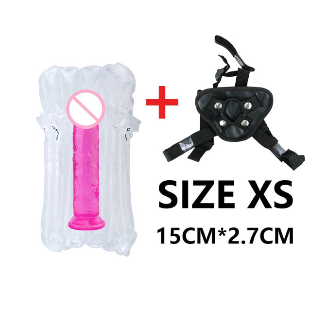 Strap-on Harness With Suction Cup - Choose from Variety