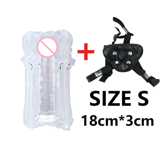 Strap-on Harness With Suction Cup - Choose from Variety