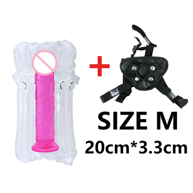 Strap-on Harness With Suction Cup - Choose from Variety