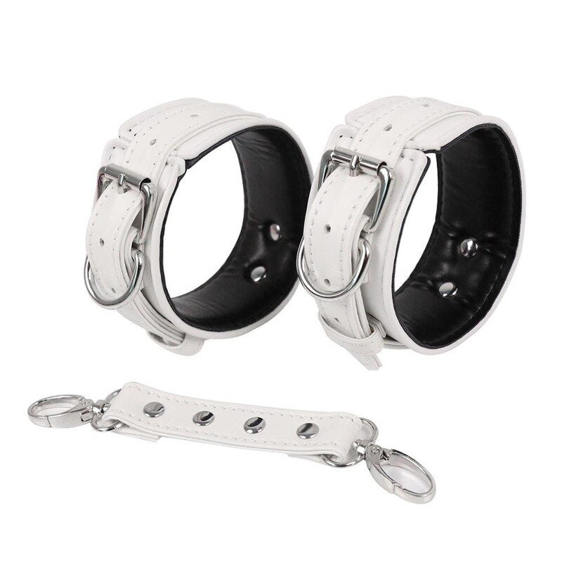 Leather Wrist/Ankle Restraint and Collars - Variety of Colours