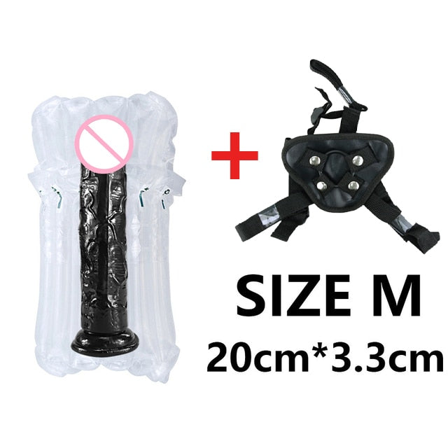 Strap-on Harness With Suction Cup - Choose from Variety