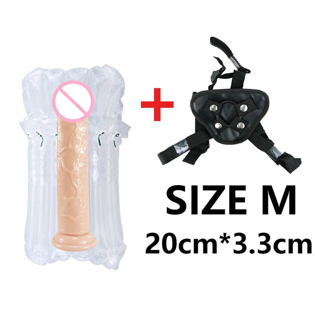 Strap-on Harness With Suction Cup - Choose from Variety