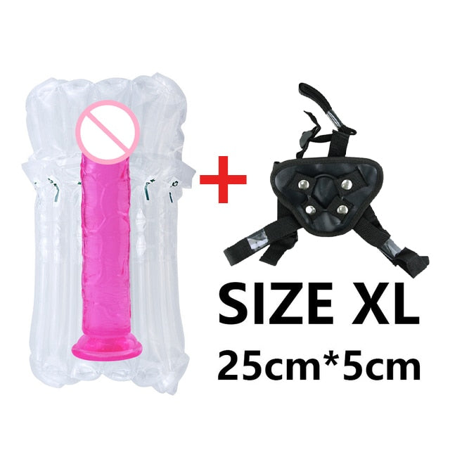 Strap-on Harness With Suction Cup - Choose from Variety