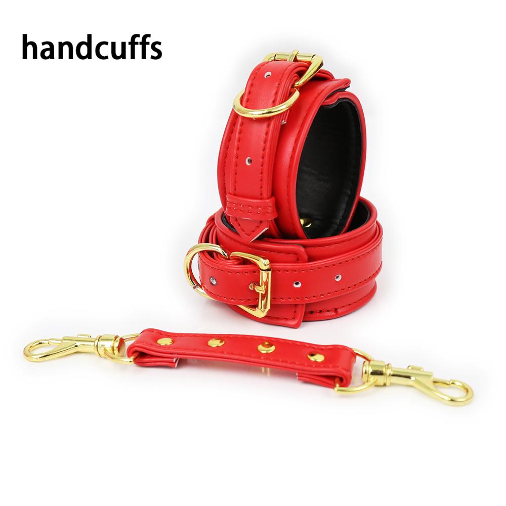 Leather Wrist/Ankle Restraint and Collars - Variety of Colours