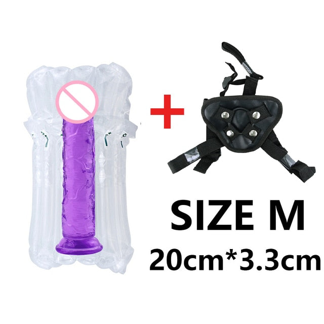 Strap-on Harness With Suction Cup - Choose from Variety