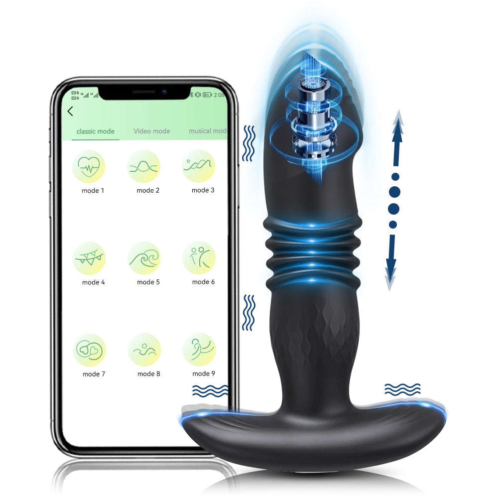 Thrusting Prostate Massager Bluetooth/ Remote