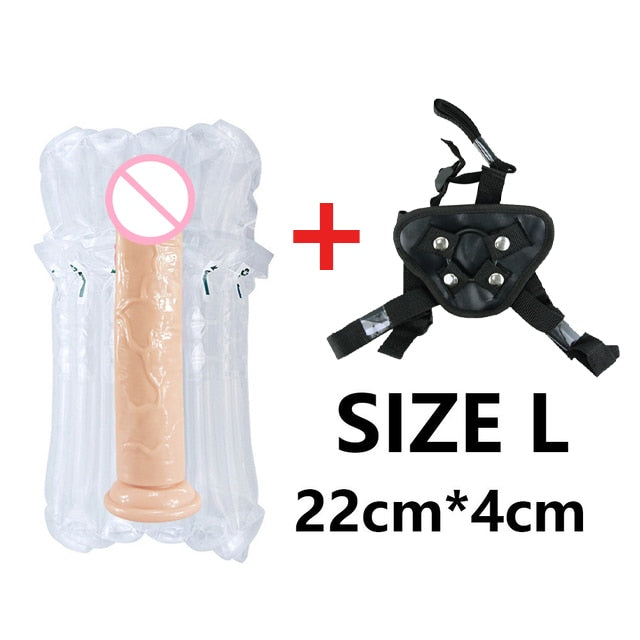 Strap-on Harness With Suction Cup - Choose from Variety