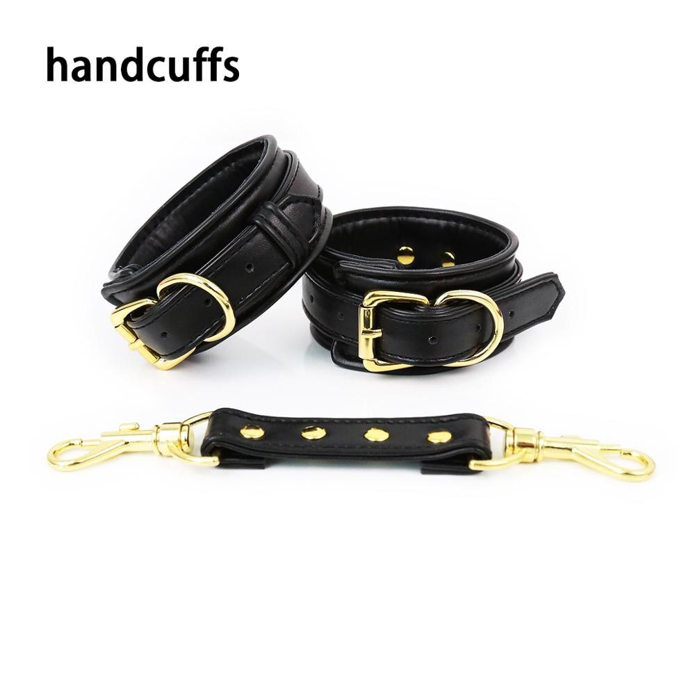 Leather Wrist/Ankle Restraint and Collars - Variety of Colours