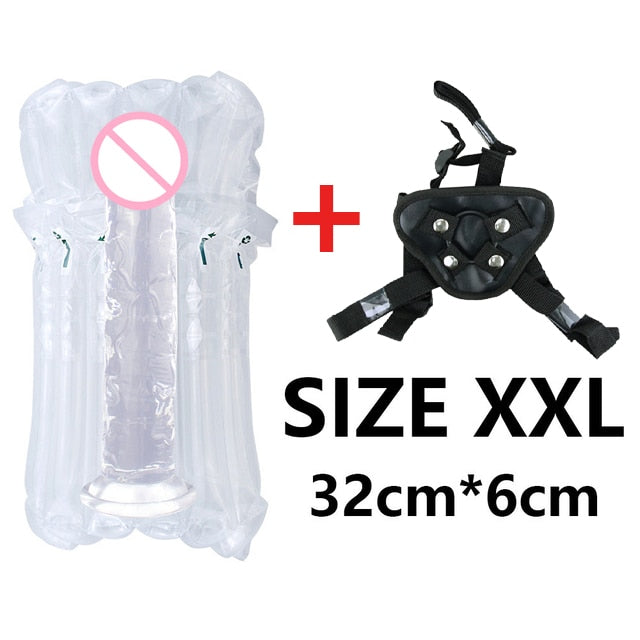 Strap-on Harness With Suction Cup - Choose from Variety