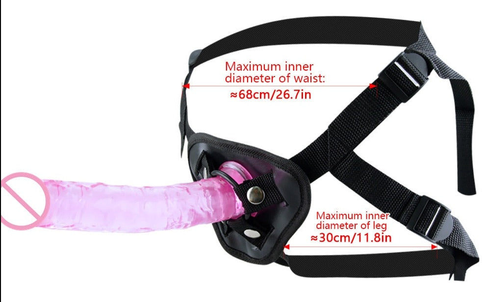 Strap-on Harness With Suction Cup - Choose from Variety