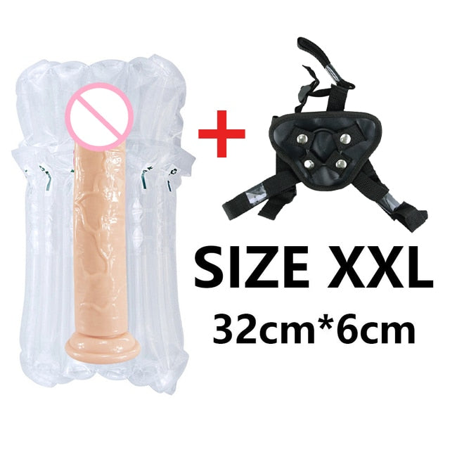 Strap-on Harness With Suction Cup - Choose from Variety