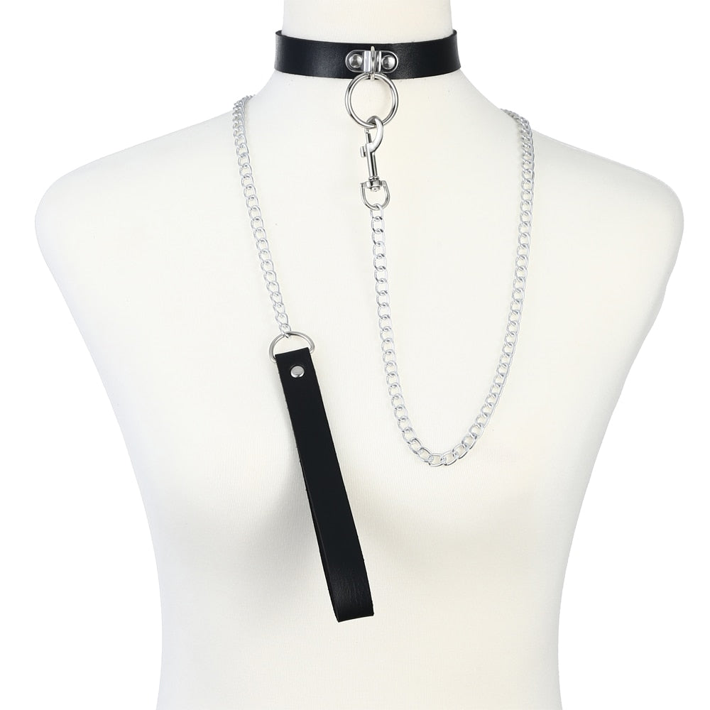 Choker with Matching Leash Collection - Various Styles and Colours