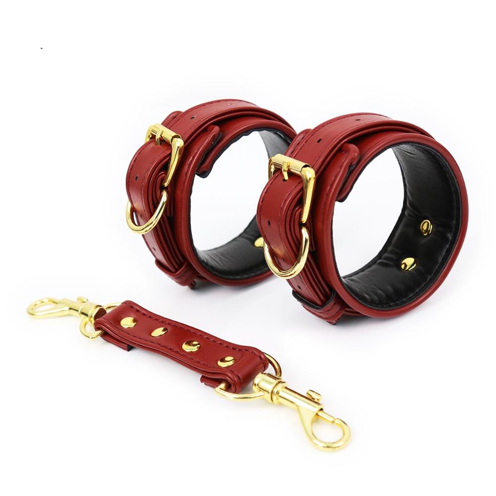 Leather Wrist/Ankle Restraint and Collars - Variety of Colours