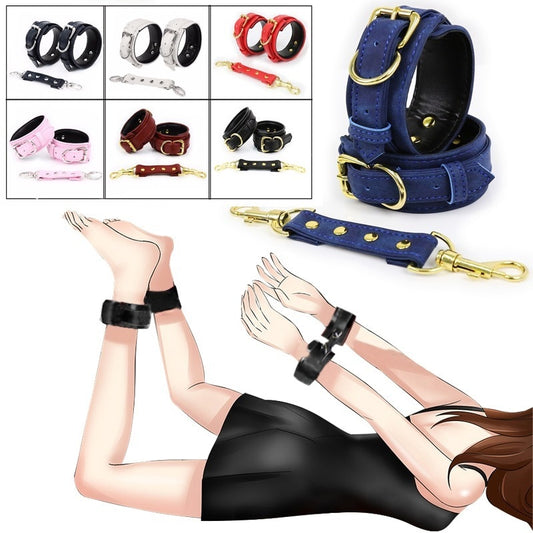 Leather Wrist/Ankle Restraint and Collars - Variety of Colours