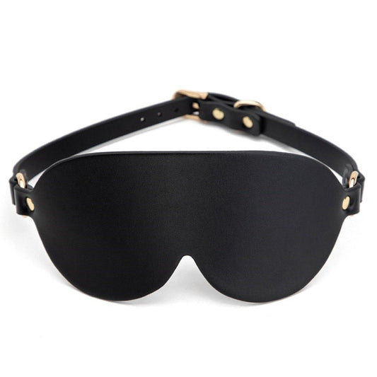 Simple Blindfold with Gold Buckle