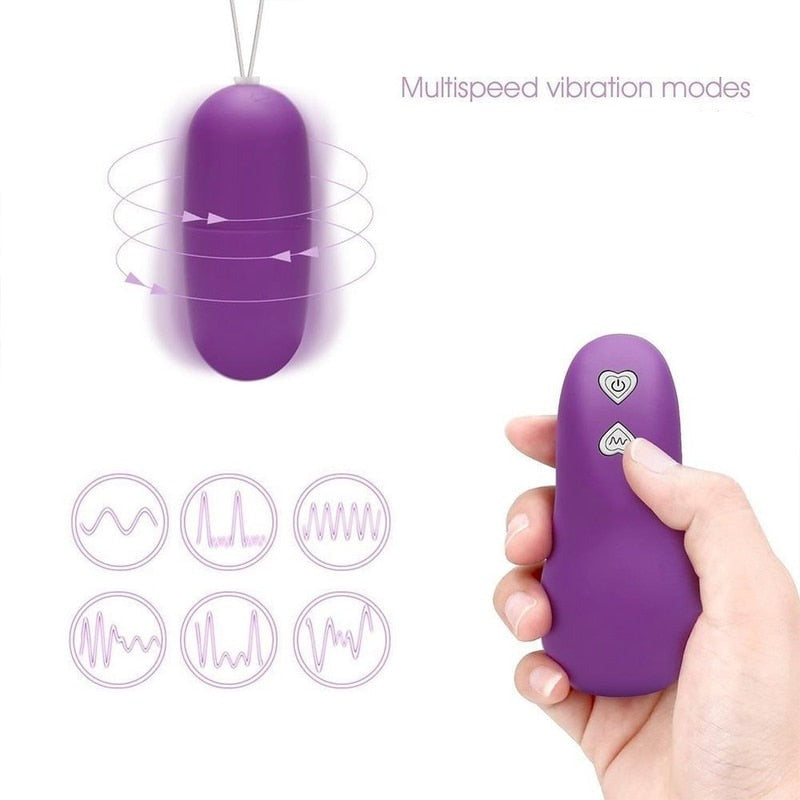 Wireless Egg Vibrator with Remote